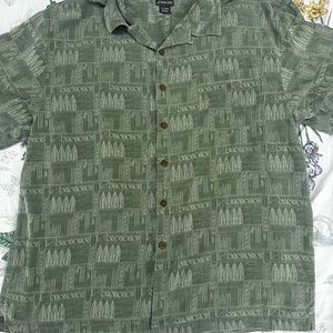 Grandpa Core 100% Washable Silk Embroidered Surfing Shirt